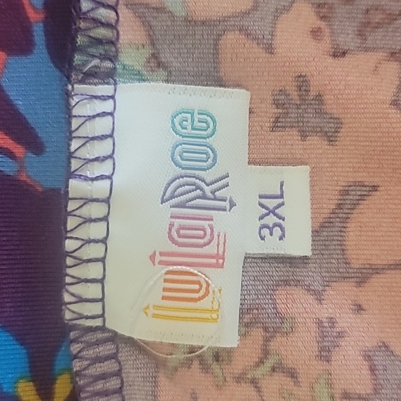 LulaRoe Azure skirt XXXL 3XL - Picture 4 of 6